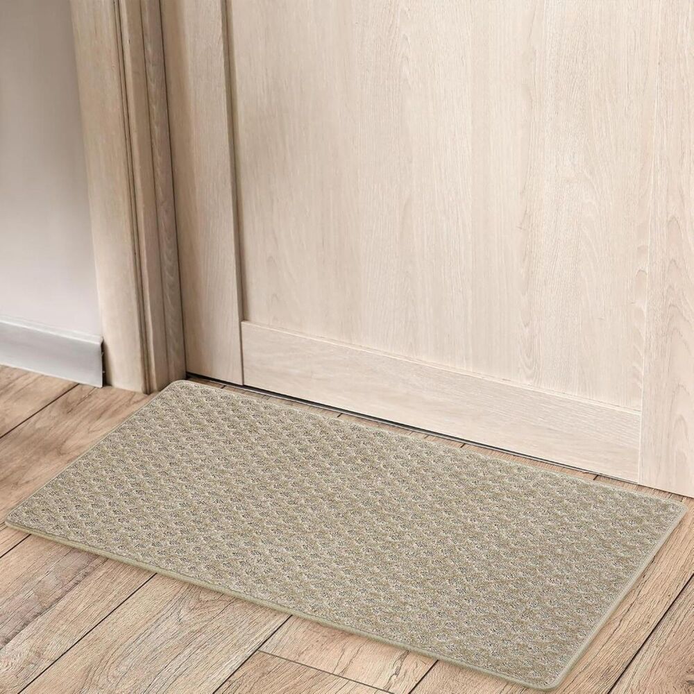 Brand New Pure Era Cream 30" × 30" Non-Slip Area Rug & Stair Landing Mat